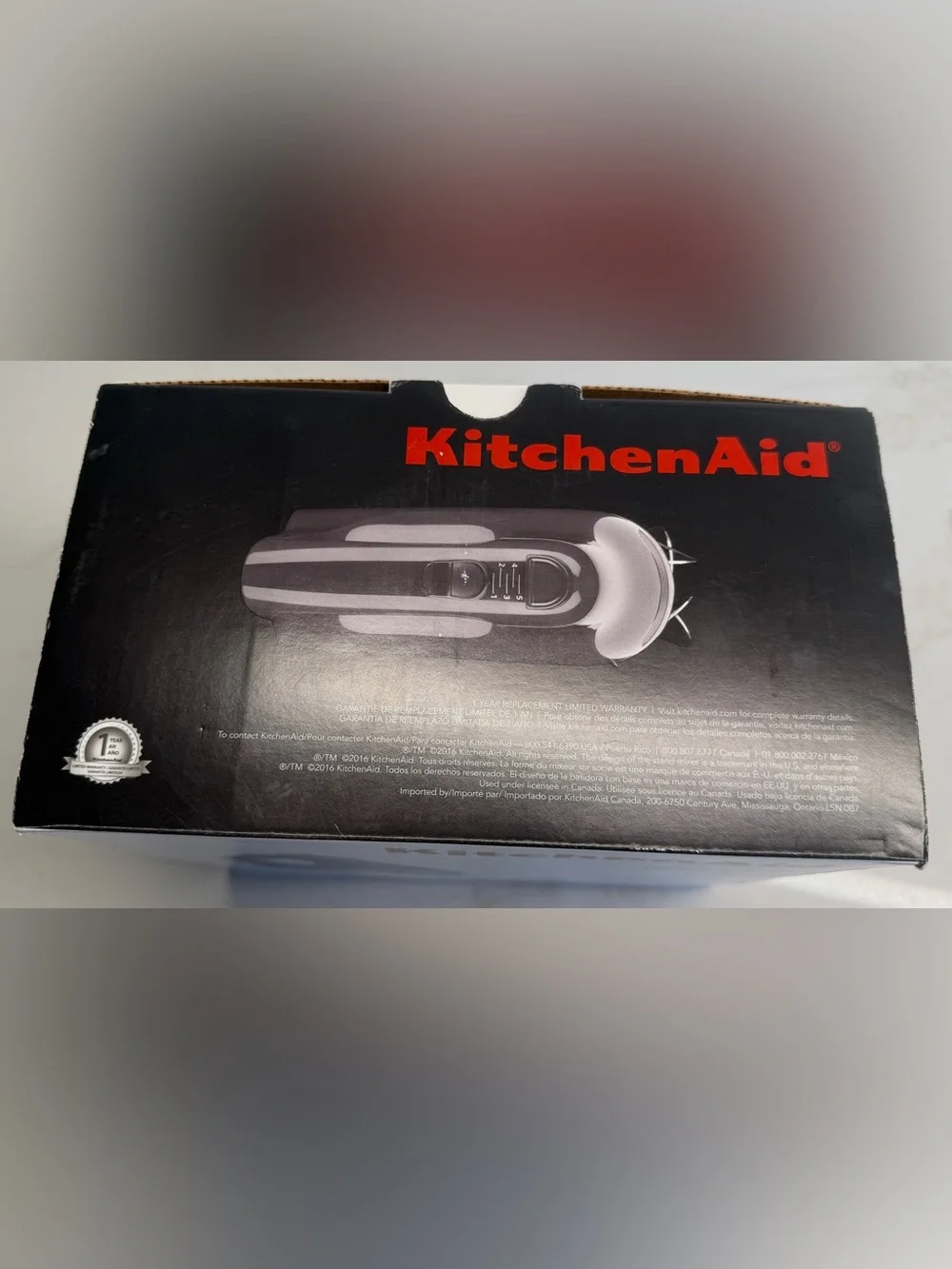 KitchenAid 5-Speed Ultra Power Hand Mixer KHM512GT Tempest Gray NIB
